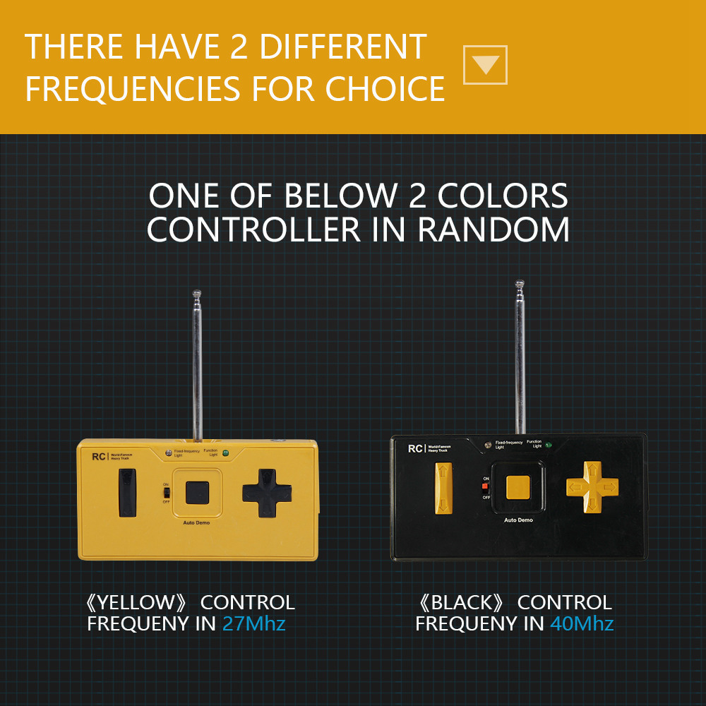 ShenQiWei 8028 1:64 4CH Mini Bulldozer RC Car Engineering Vehicles - RTR