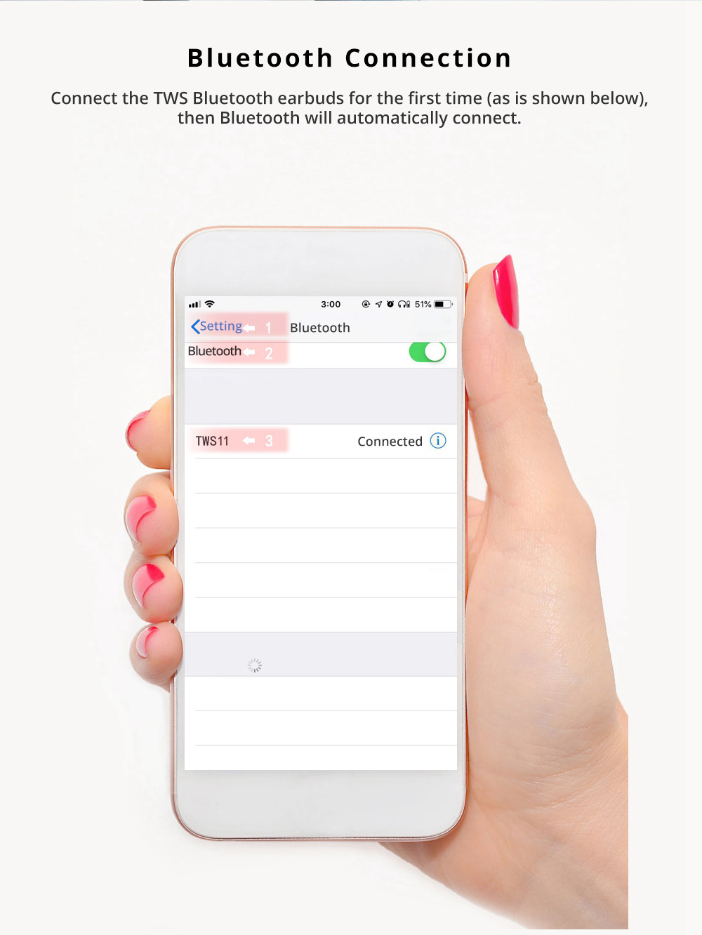 T11 Wireless Earbuds Bluetooth 5.0 Stereo Sound  - Black