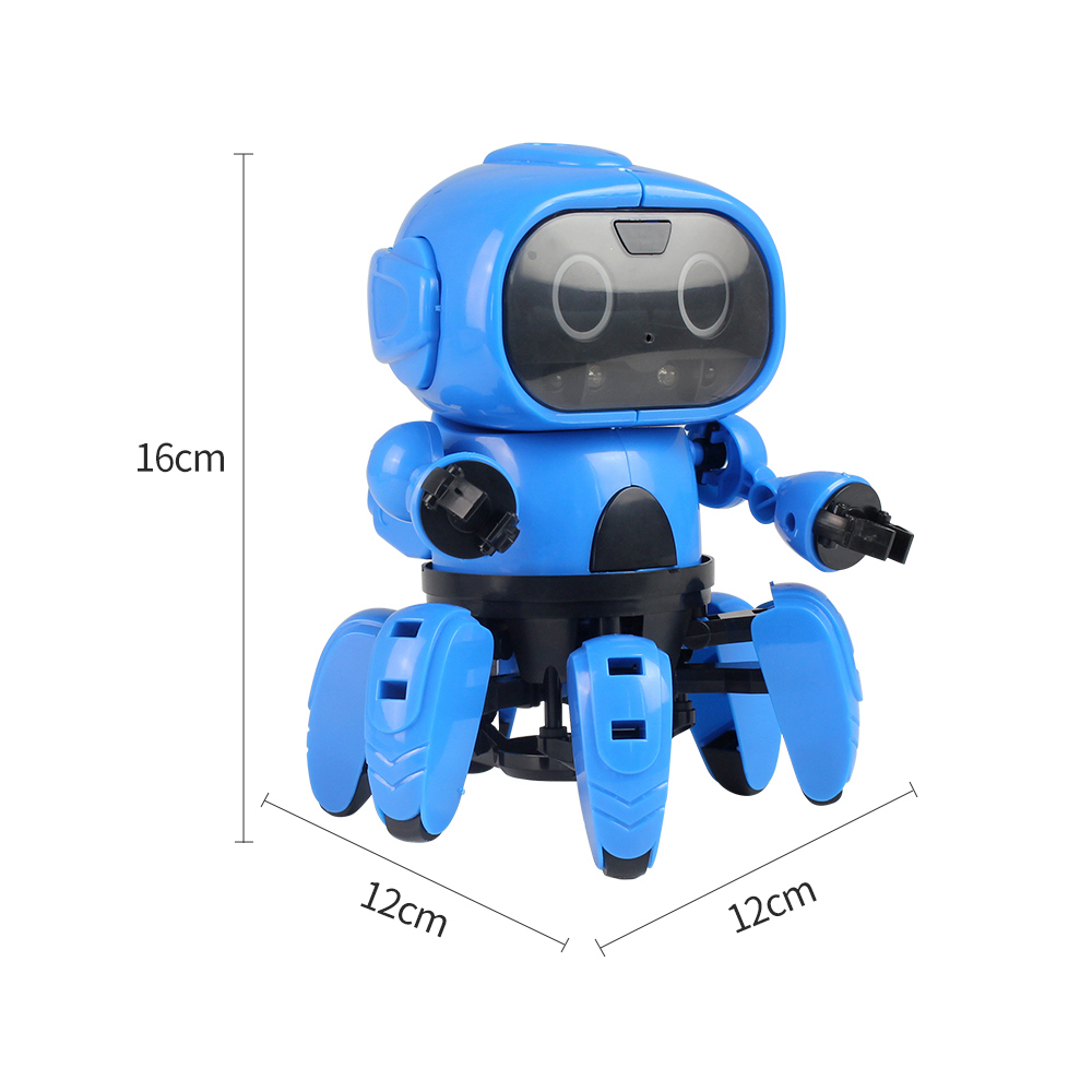 MoFun DIY 6-Legged Intelligent Robot Toy Gesture Sensing Follow Mode Infrared Obstacle Avoidance