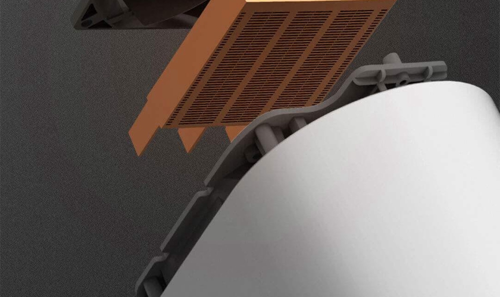 Xiaomi Viomi Mini Desktop Ceramic Space Heater Anti-tip ABS Fire Protection Oscillating Function Cold / Warm Setting - White