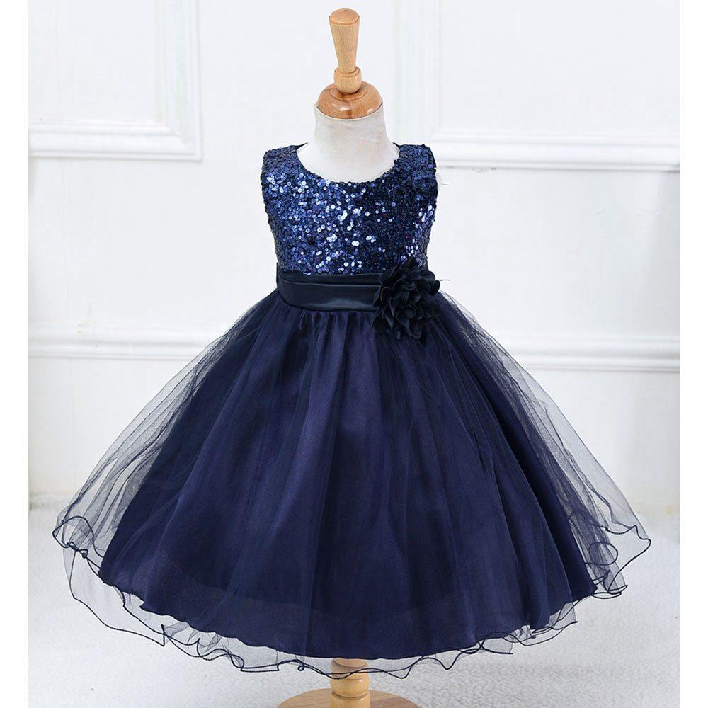 navy blue dress baby girl