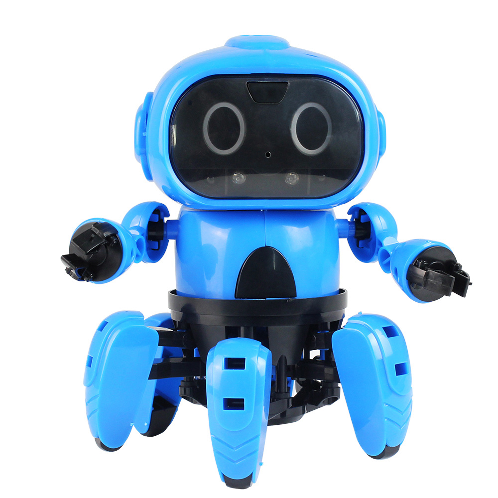 MoFun DIY 6-Legged Intelligent Robot Toy Gesture Sensing Follow Mode Infrared Obstacle Avoidance