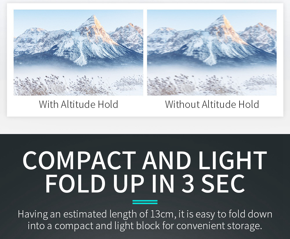 JJRC H78G 1080P GPS  5G WiFi FPV Foldable RC Drone Follow Me Mode RTF - Black