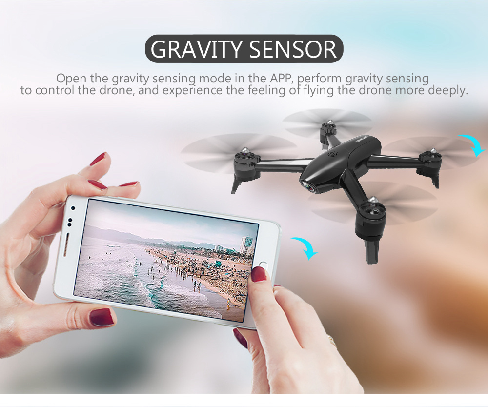 SG106 1080P WiFi FPV RC Drone Optical Flow Positioning RTF - Black