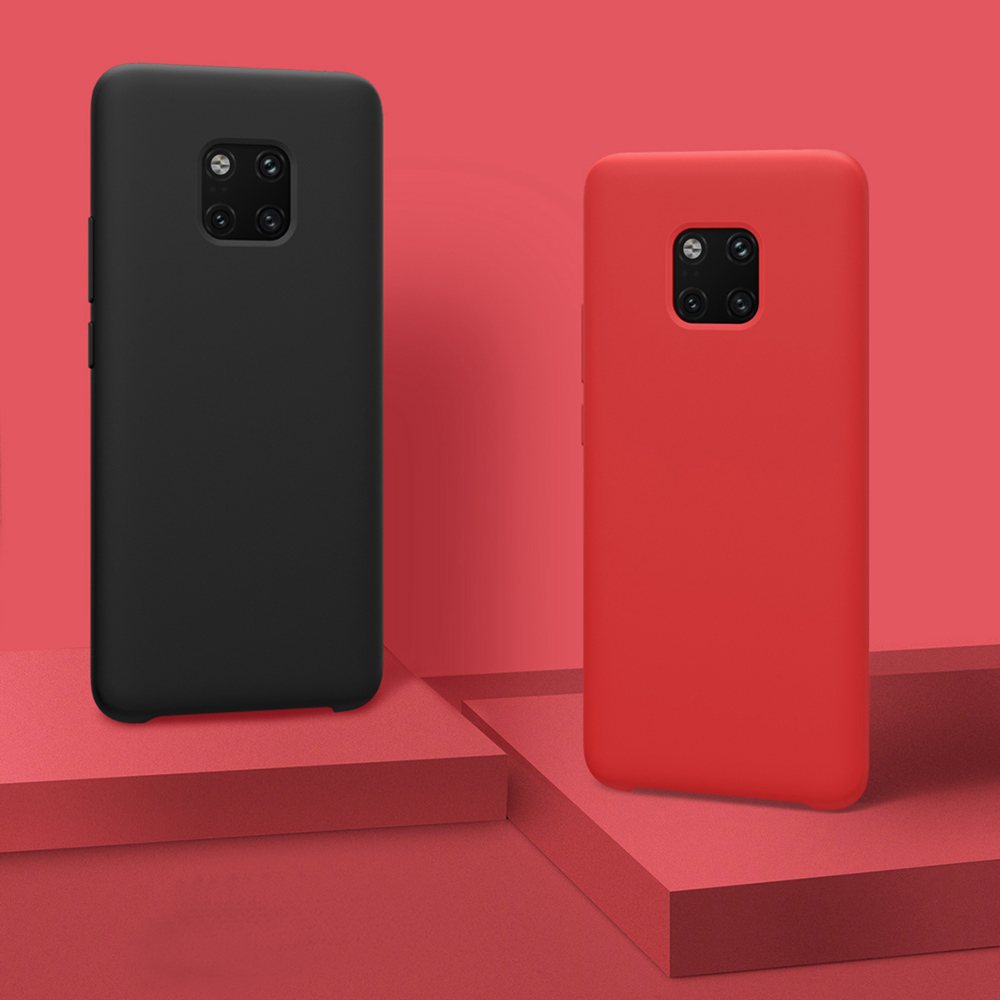 NILLKIN Silicon Phone Case for HUAWEI Mate 20 Pro Protective Back Cover - Black