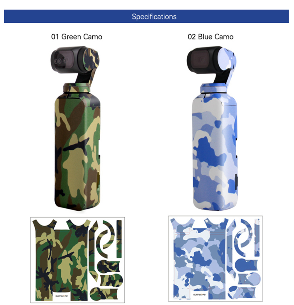 Sunnylife Exquisite Sticker for DJI OSMO Pocket Handheld Gimbal - Oil Painting
