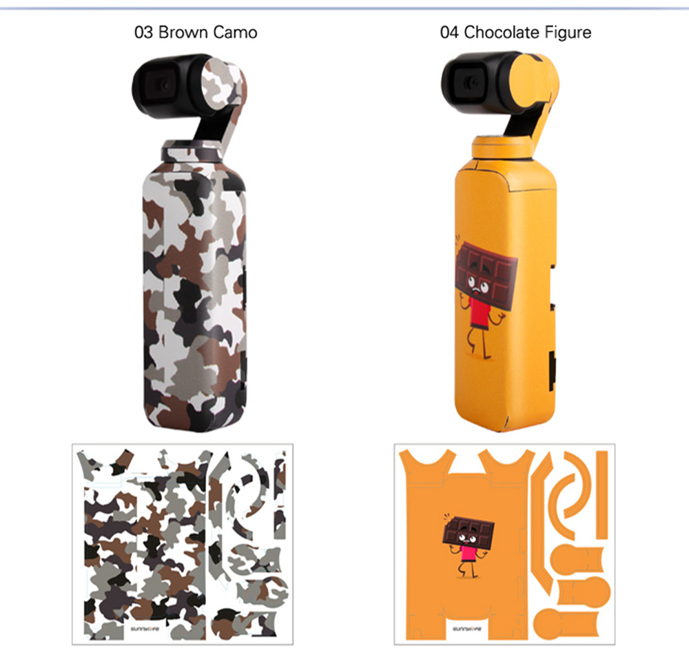 Sunnylife Exquisite Sticker for DJI OSMO Pocket Handheld Gimbal - Oil Painting