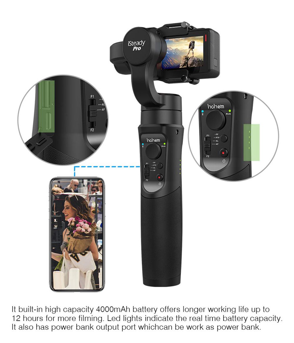 Hohem Isteady Pro 3 Axis Brushless Handheld Gimbal Stabilizer