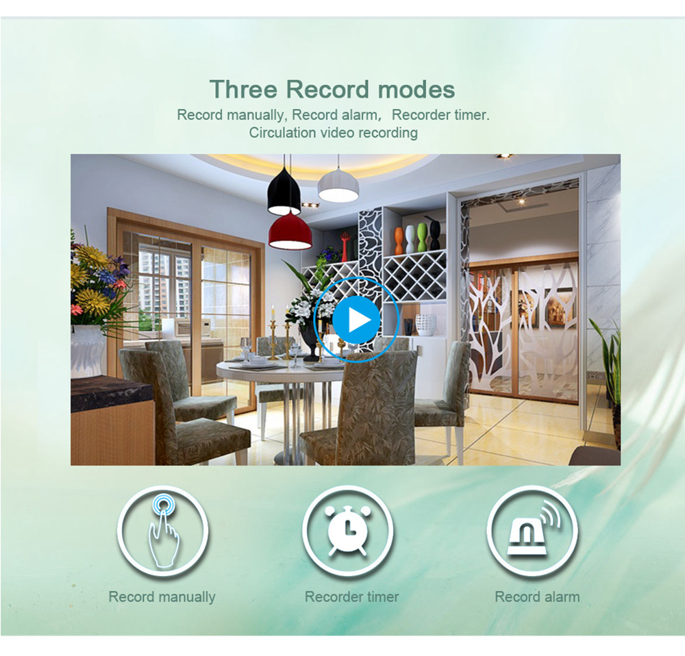 BESDER BES-N703F HD 720P Home Security Wifi IP Camera Two-way Audio Night Vision Baby Monitor - White UK Plug