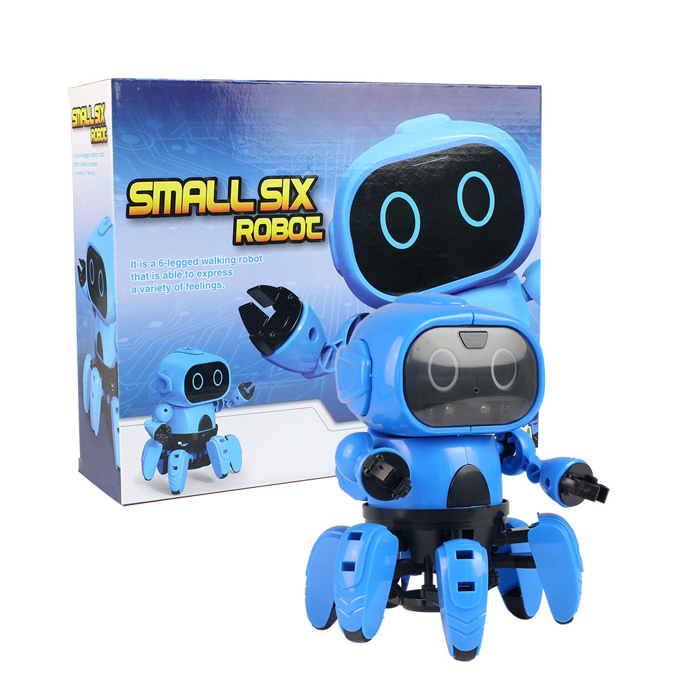 MoFun DIY 6-Legged Intelligent Robot Toy Gesture Sensing Follow Mode Infrared Obstacle Avoidance
