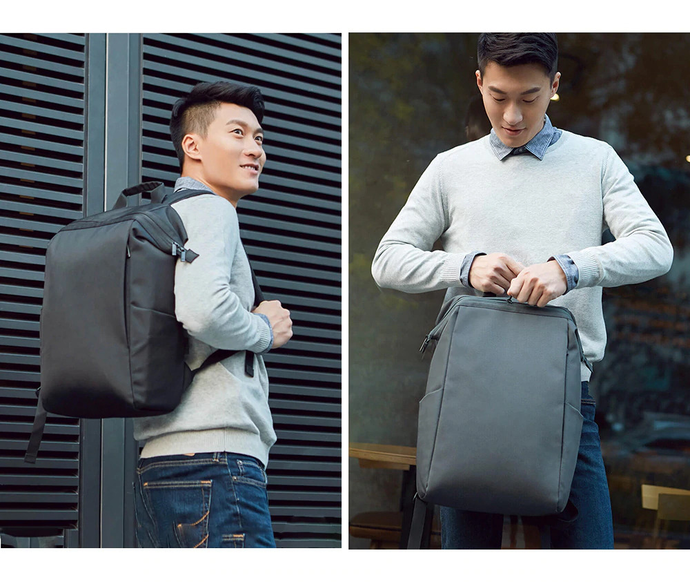 Xiaomi 90FUN Portable Creative Backpack Computer Bag - Gray