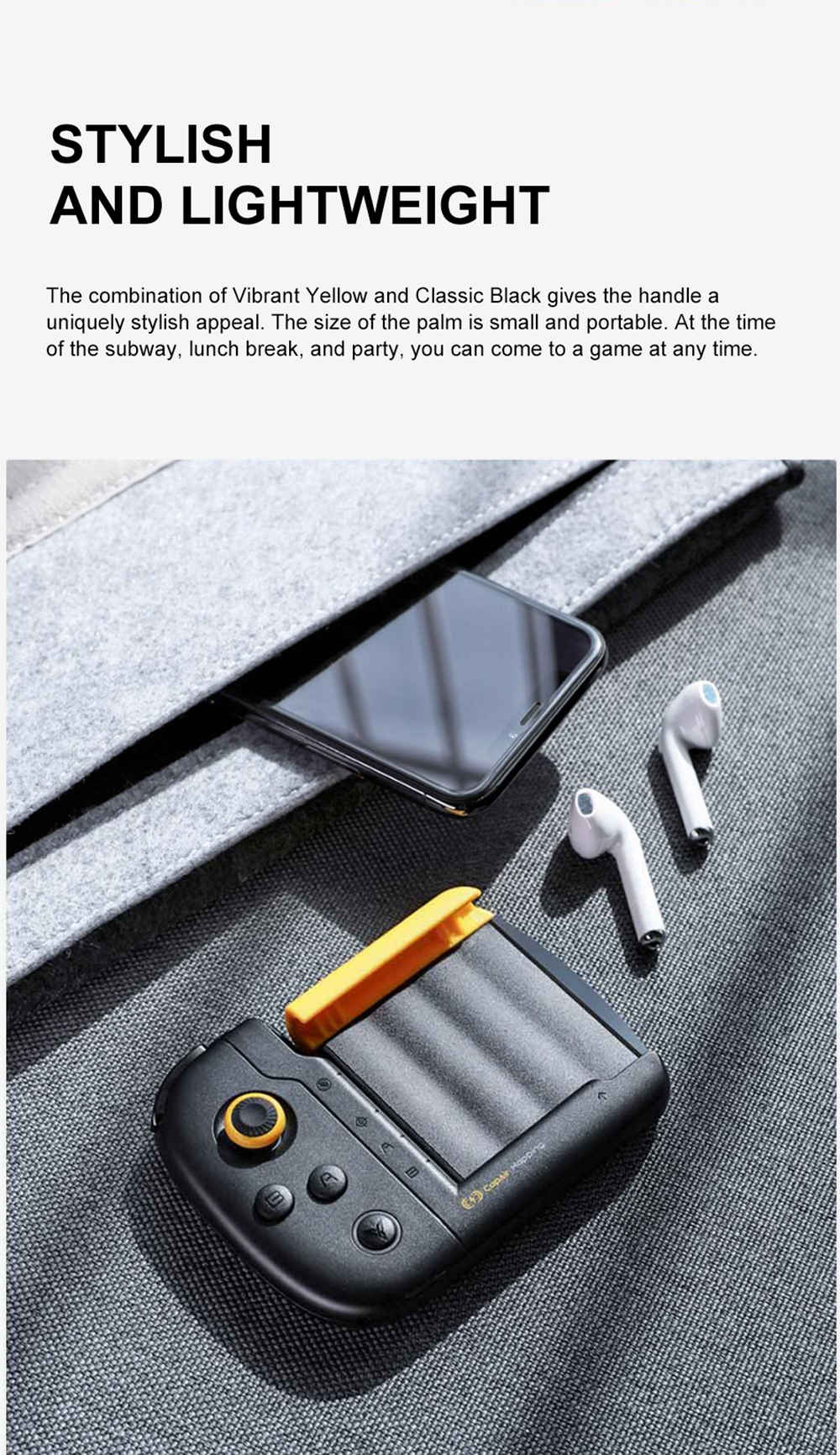 Xiaomi Flydigi WASP-N CapAir Mapping One-hand game controller for iphone6~8Plus support Pubg Mobile Legends