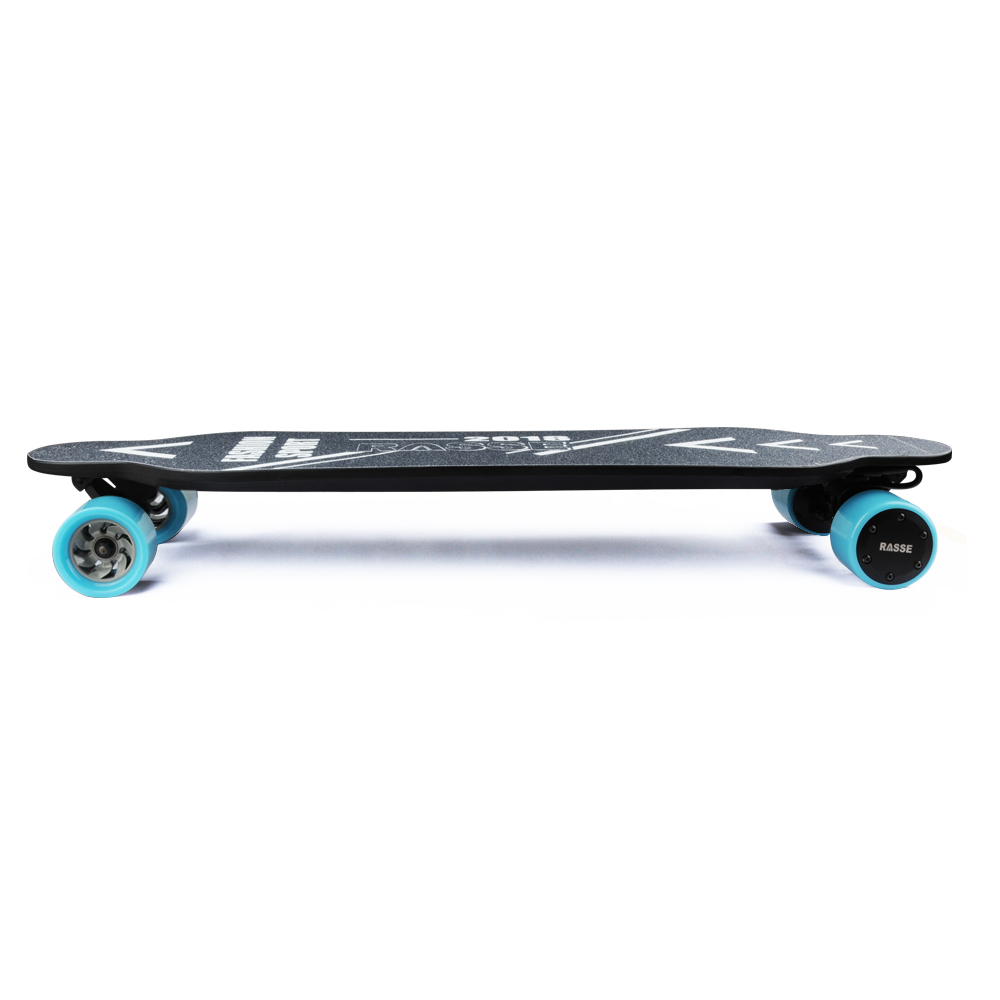 Electric Skateboard For Beginners - 350W Motor, 12.4 MPH Max, 5 Mile Range, Wireless Remote, UL Certified, With DIY Stickers