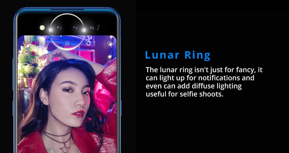 Vivo Nex Dual Display Edition 6.39 Inch 4G LTE Smartphone Snapdragon 845 10GB 128GB 12.0MP+2.0MP+TOF 3D Triple Rear Cameras Funtouch OS 4.5 Type-C In-Display Fingerprint - Blue