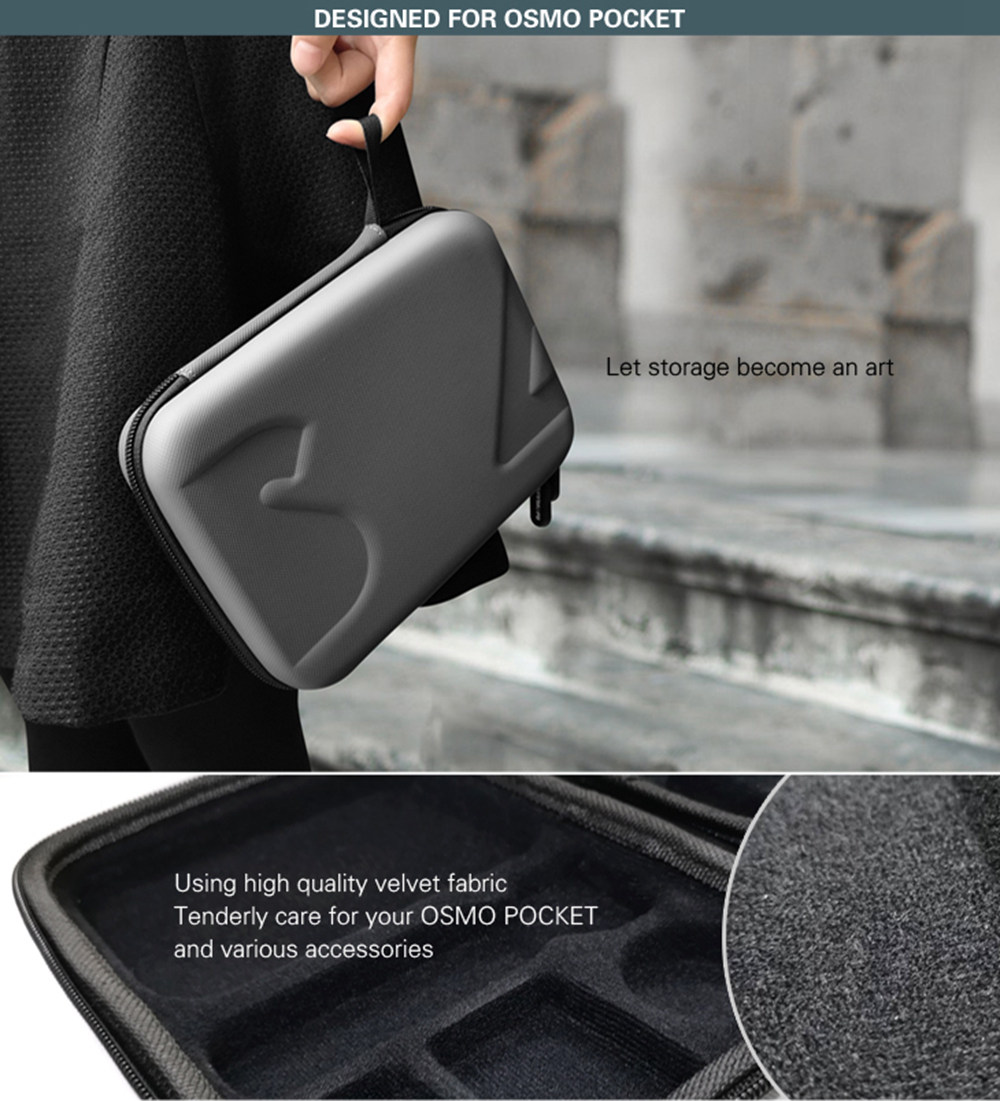 Sunnylife Fashionable Carrying Case for DJI OSMO Pocket Handheld Gimbal