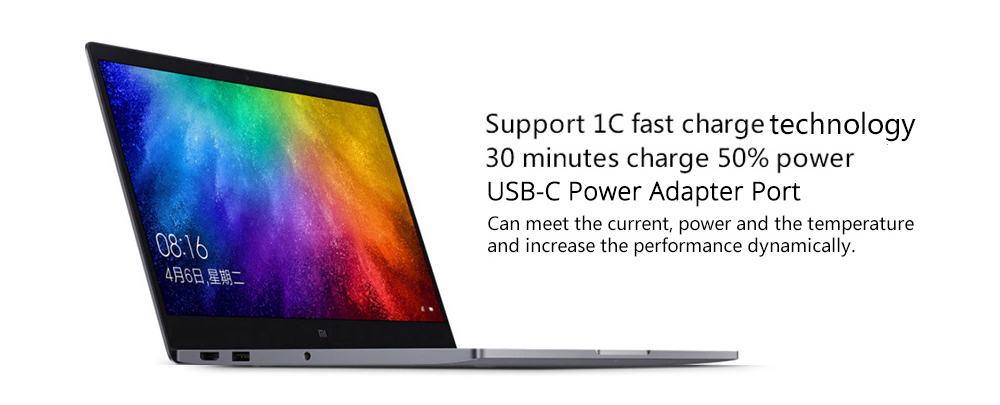 [HK Stock][Official Global Version]Xiaomi Mi Notebook Air 13.3" Enhanced Edition 1920*1080 Intel Core i5-8250U Quad Core 8GB DDR4 256GB SSD NVIDIA GeForce MX150 Fingerprints - Gray