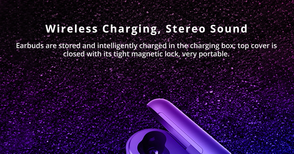 T11 Wireless Earbuds Bluetooth 5.0 Stereo Sound  - Black