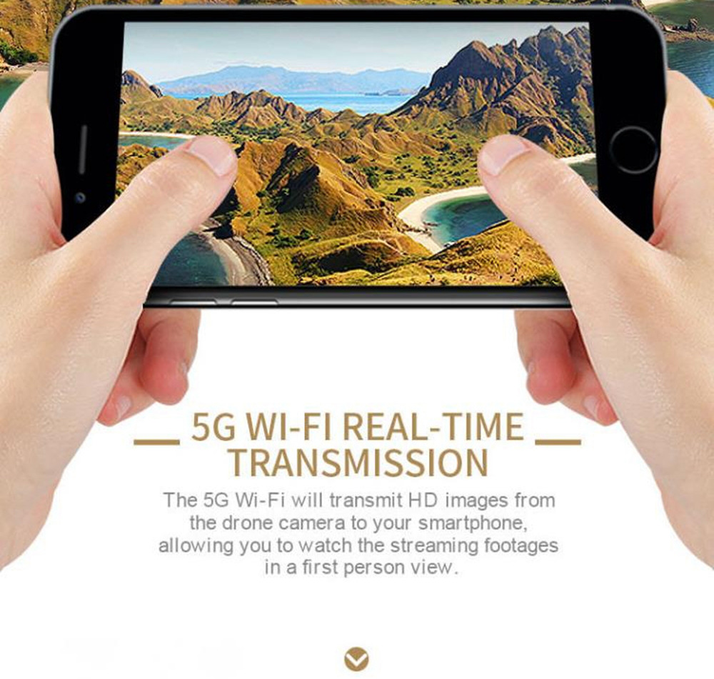 JJRC X7 SMART 1080P 5G WiFi FPV Double GPS Brushless RC Drone with One-Axis Gimbal Camera 25mins Flight Time RTF - White