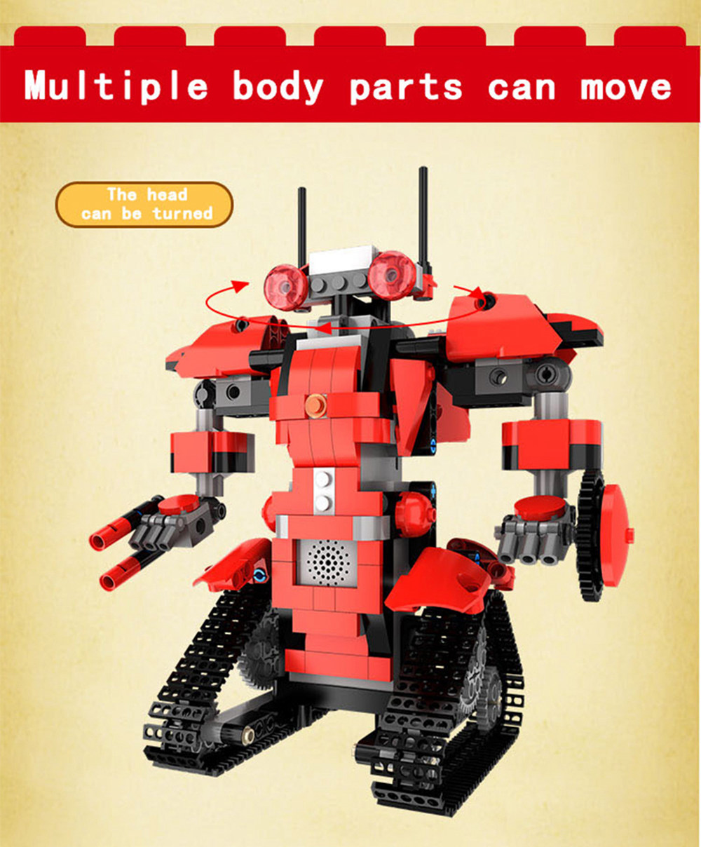 MoFun M1 BB13001 392PCS 2.4G 4CH DIY Smart Remote Control Building Block RC Robot Toy