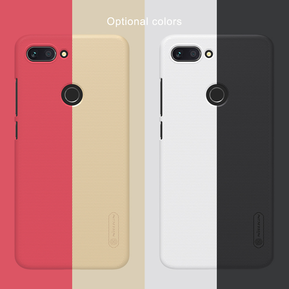 NILLKIN Matte Hard Phone Case for Xiaomi Mi 8 Lite Protective Back Cover - Gold
