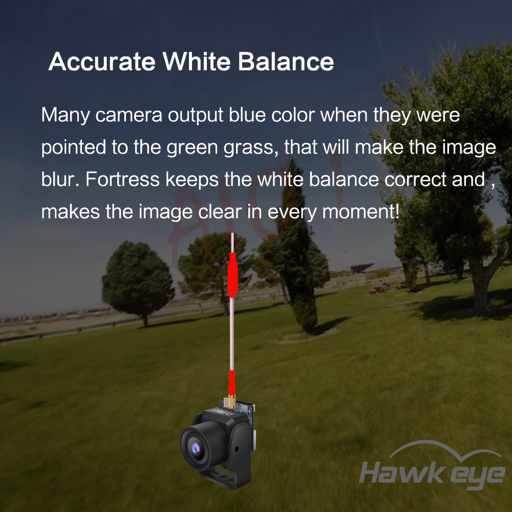 Hawkeye Firefly Fortress 960H TVL 2.1mm Micro FPV Camera AIO 1-6S 5.8G 0-200mW 72CH Transmitter VTX