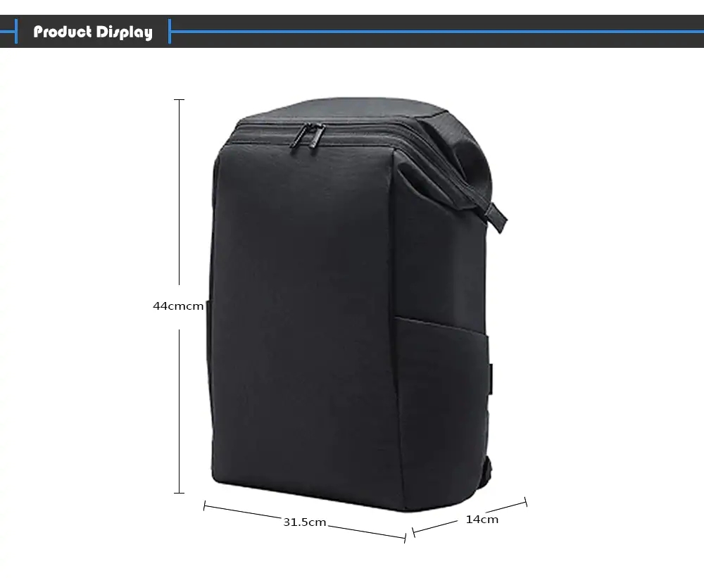 Xiaomi 90FUN Portable Creative Backpack Computer Bag - Gray