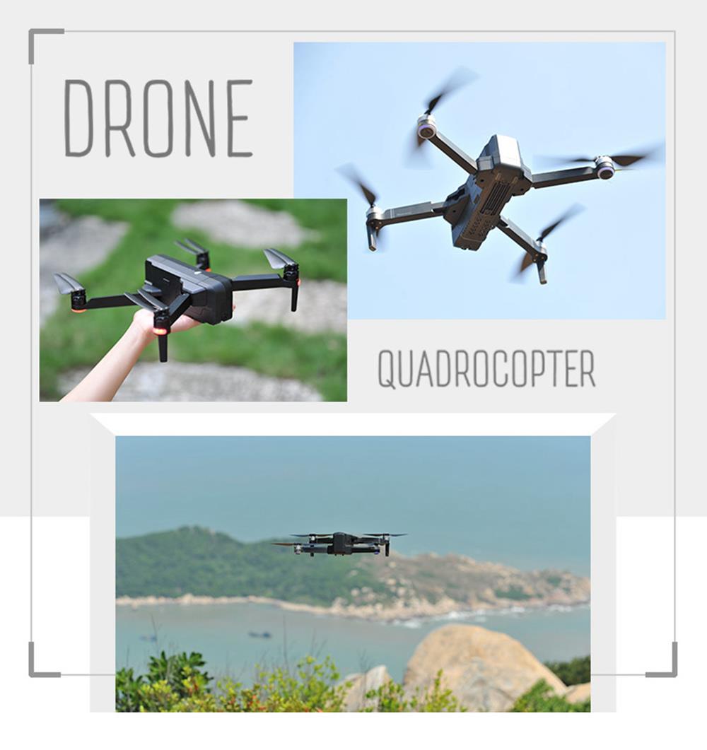 SJRC F11 1080P GPS 5G WiFi FPV Foldable Brushless RC Drone 25min Flight Time RTF - Three Battery
