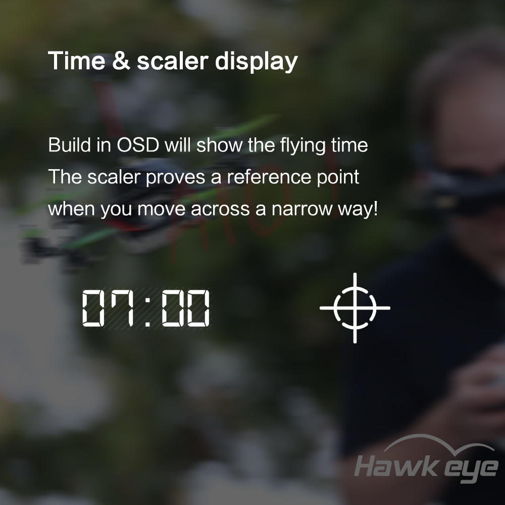 Hawkeye Firefly Fortress 960H TVL 2.1mm Micro FPV Camera AIO 1-6S 5.8G 0-200mW 72CH Transmitter VTX