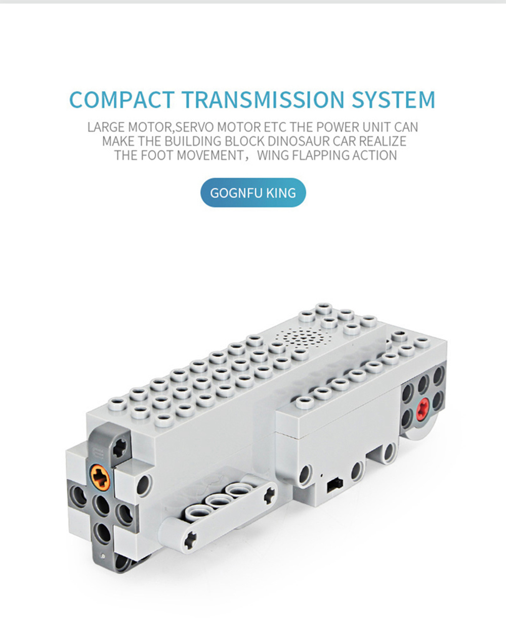 MoFun 13018 2.4G 4CH DIY Smart Remote Control Robot Building Block RC Battle Dragon Toy