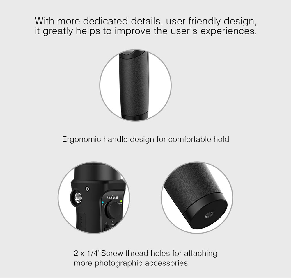 Hohem iSteady Pro 3-Axis Brushless Handheld Gimbal Stabilizer for GoPro XiaoYi Action Camera