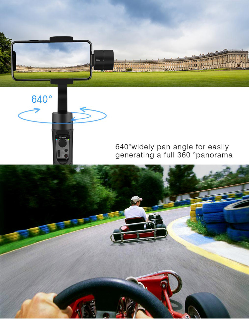 Hohem iSteady Mobile 3-Axis Brushless Handheld Gimbal Stabilizer for Smartphone