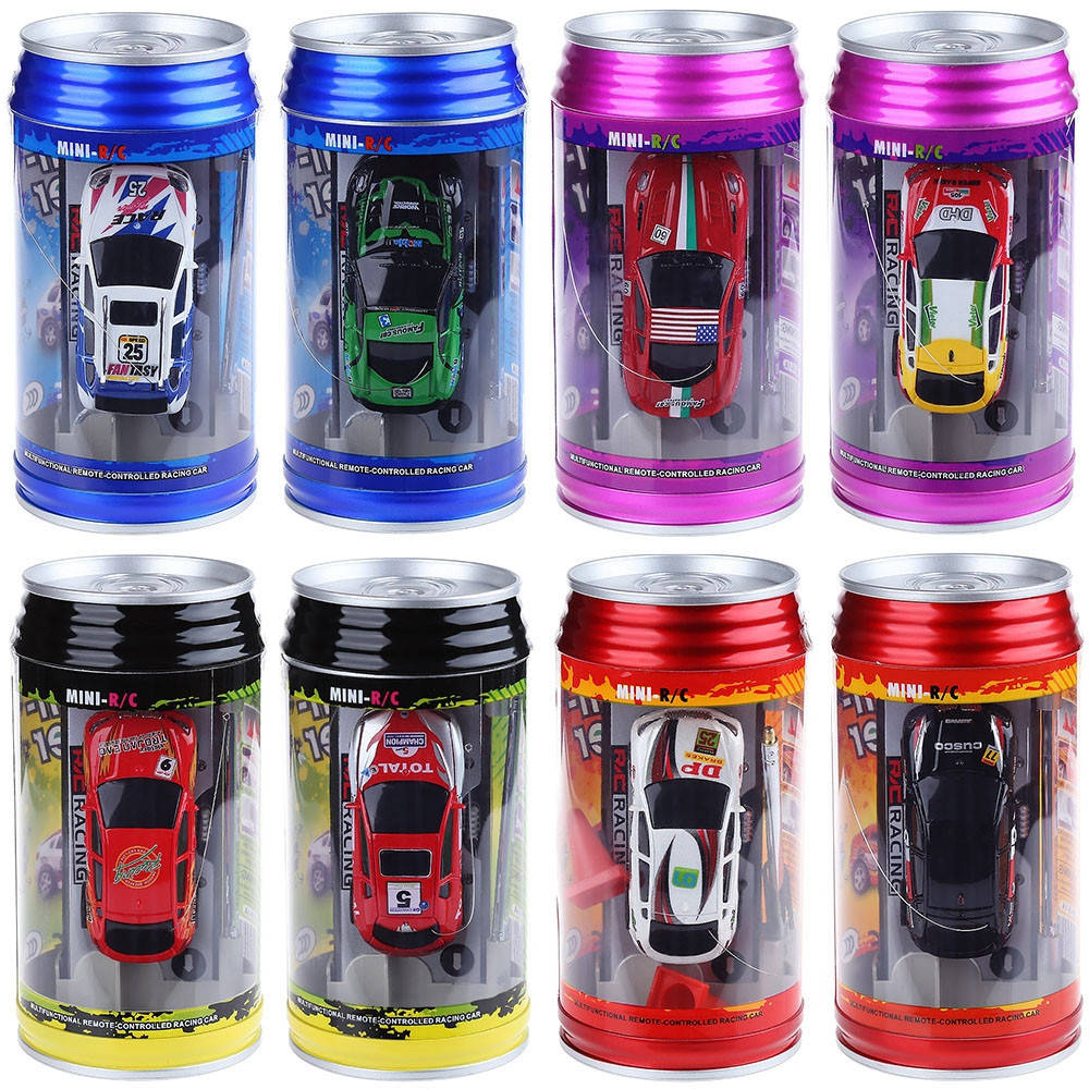Wltoys 2015-1A 1:63 Coke Can Mini RC Car Kids Toys - Random Color