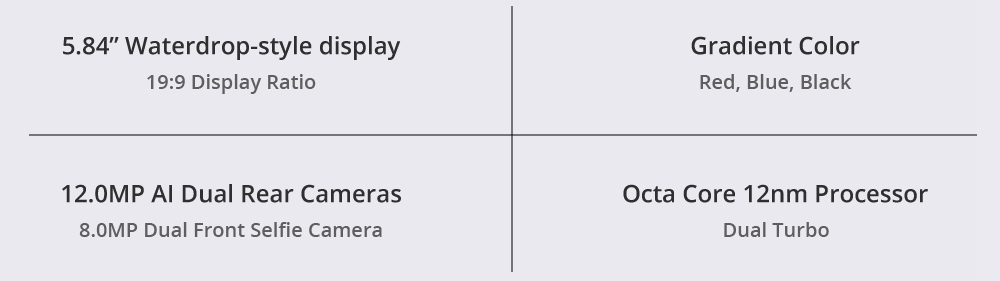 Xiaomi Mi Play 5.84 Inch 4G LTE Smartphone MTK P35 4GB 64GB 12.0MP+2.0MP Dual Rear Cameras MIUI 10 Touch ID - Red