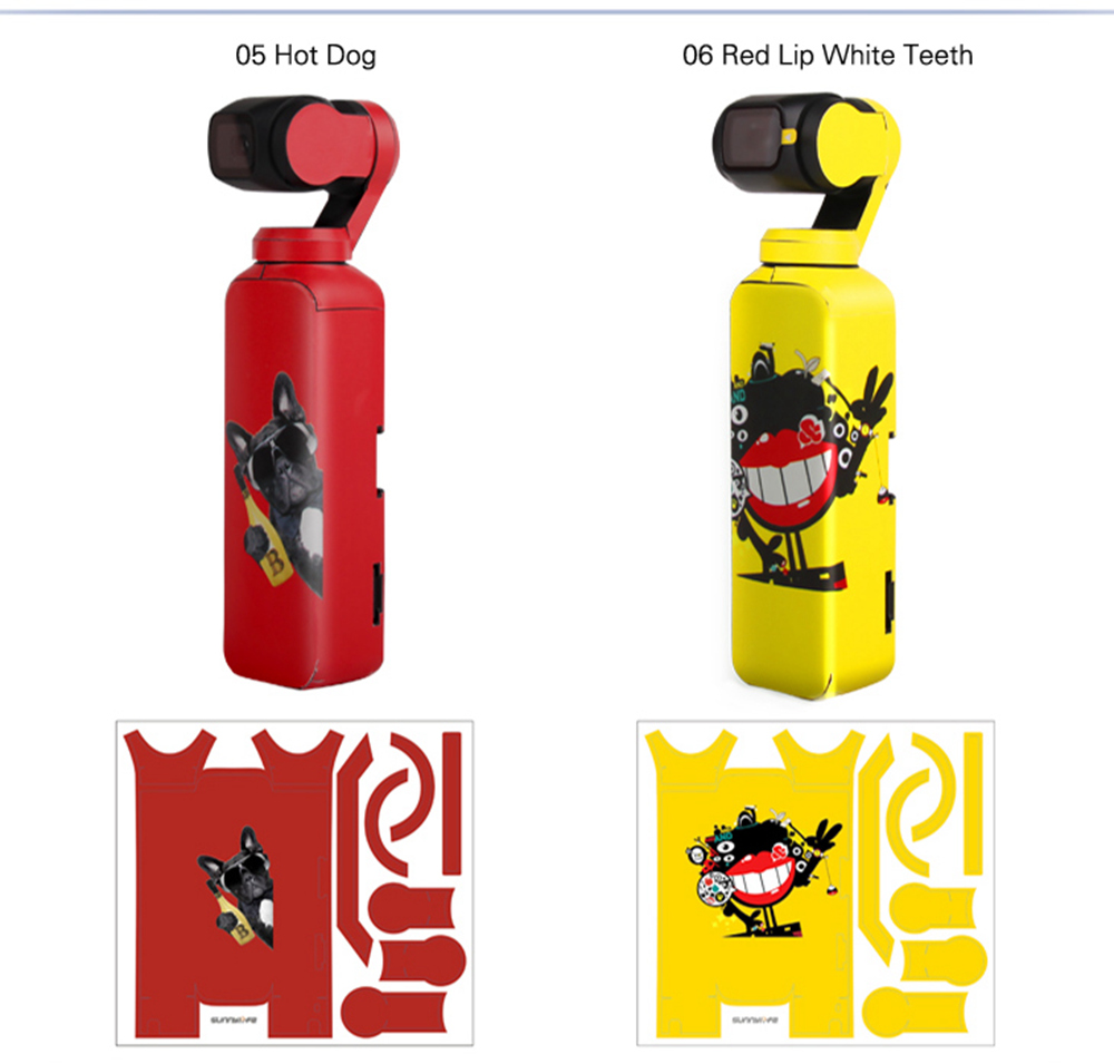 Sunnylife Exquisite Sticker for DJI OSMO Pocket Handheld Gimbal - Oil Painting