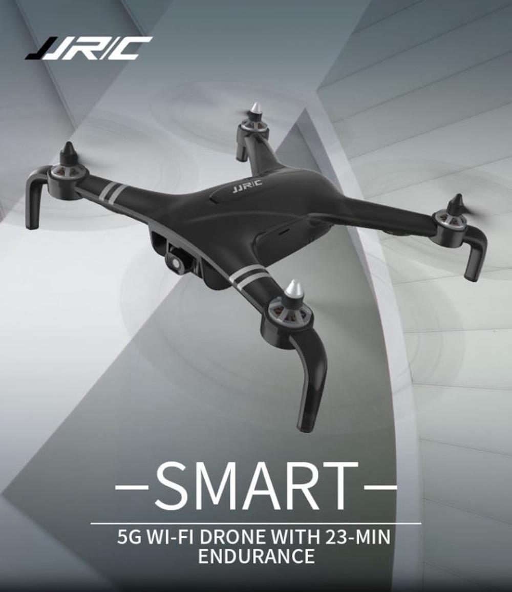 JJRC X7 SMART 1080P RC Drone RTF White Two Battery