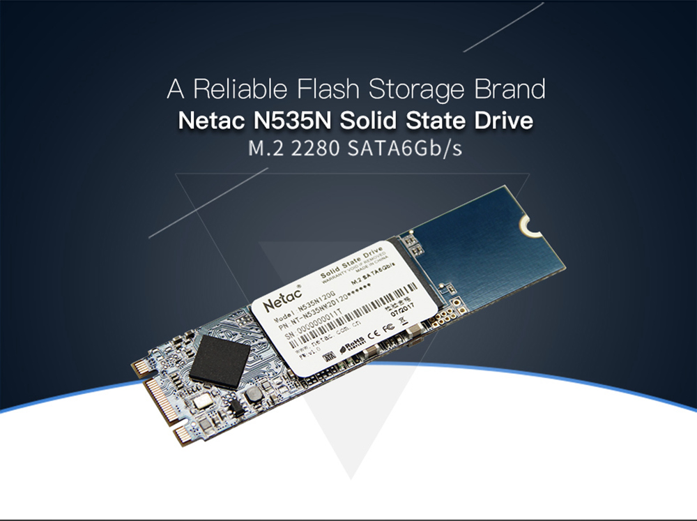 Netac N535N 120GB SSD M.2 2280 Interface Marble Blue