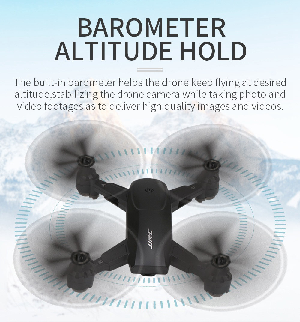 JJRC H78G 1080P GPS  5G WiFi FPV Foldable RC Drone Follow Me Mode RTF - Black