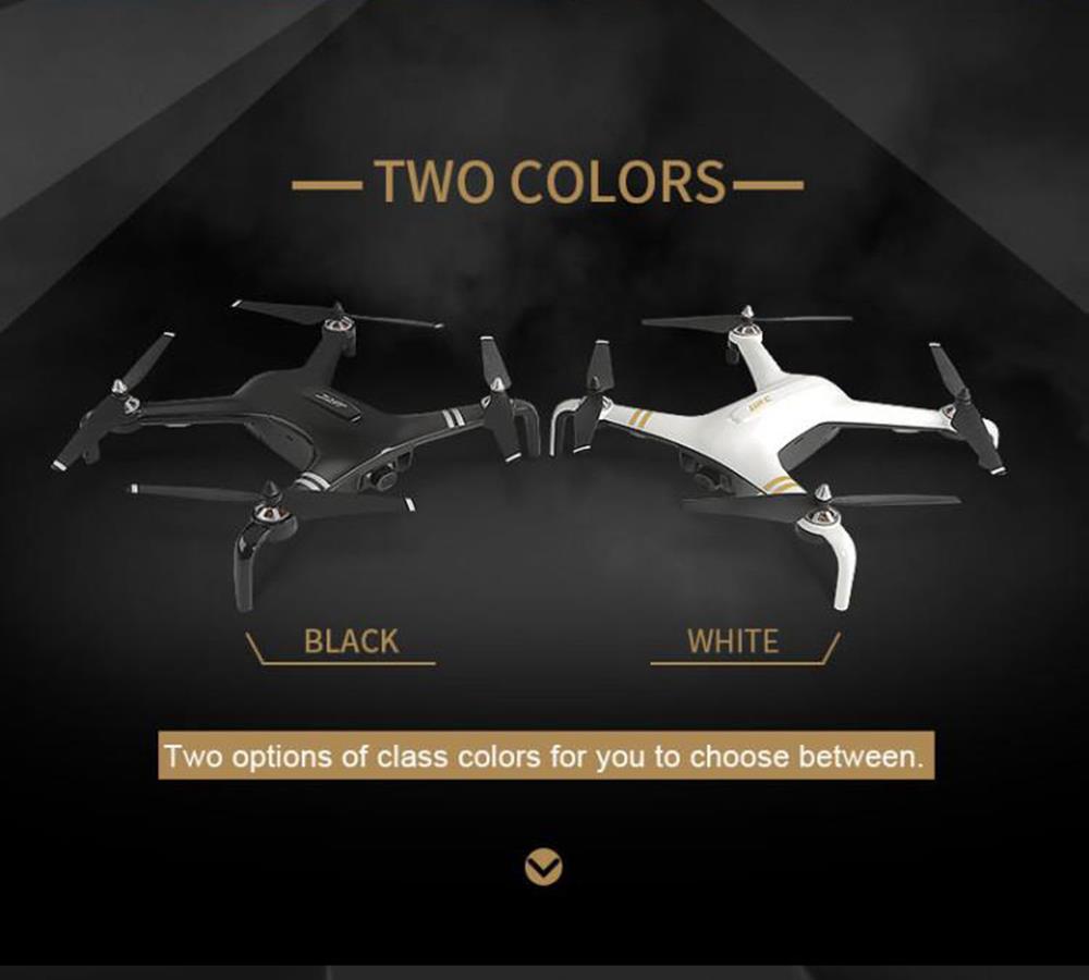 JJRC X7 SMART 1080P RC Drone RTF White Two Battery