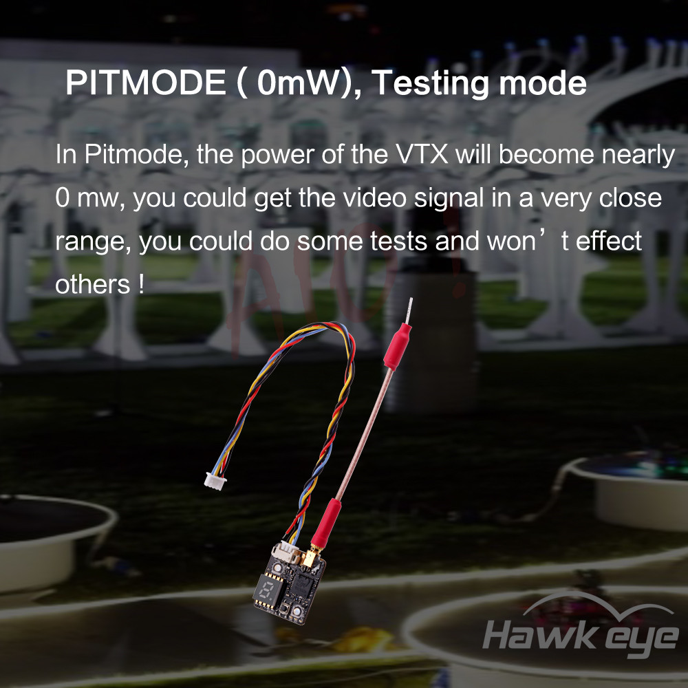 Hawkeye Firefly Fortress 960H TVL 2.1mm Micro FPV Camera AIO 1-6S 5.8G 0-200mW 72CH Transmitter VTX