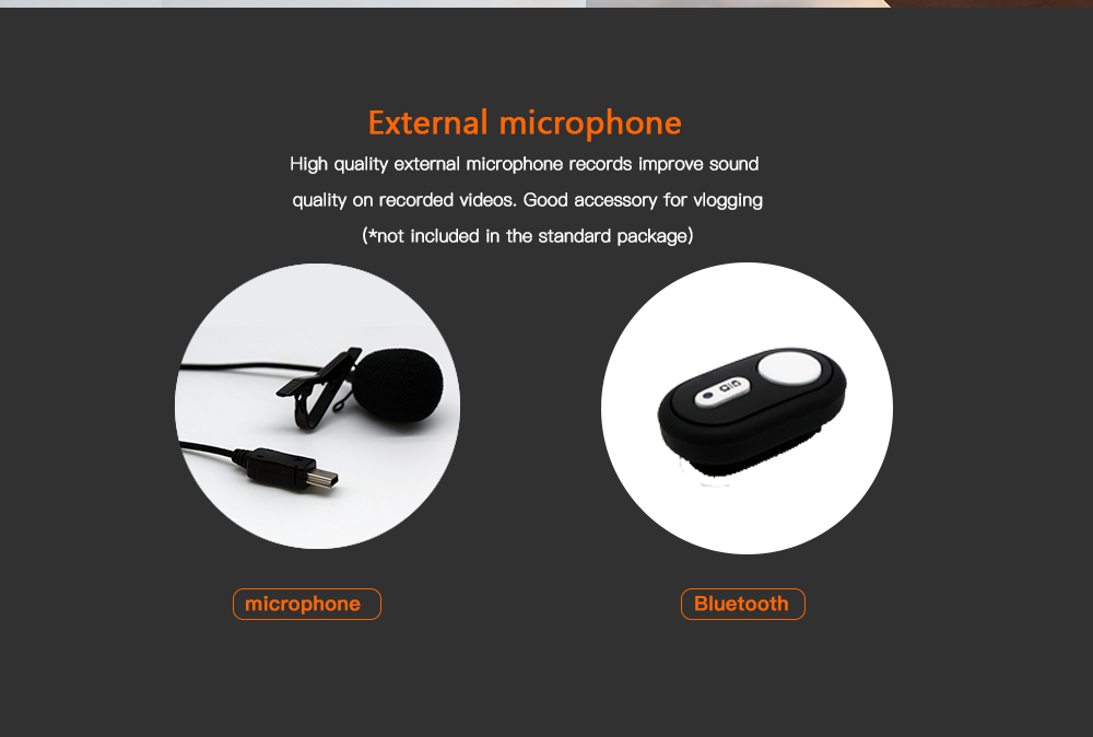 Hawkeye Firefly 8SE 4K HD Action Camera with 2.0" IPS Touch Screen SONY IMX117 12 Mega WDR CMOS Sensor - 90 Degrees Lens