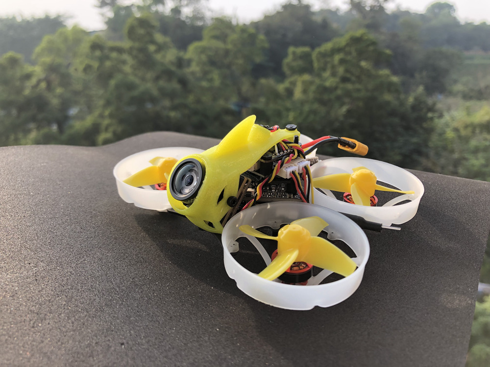 FullSpeed TinyLeader Brushless Whoop 75mm FPV Racing Drone F4 FC Caddx Turtle V2 Camera Frsky Receiver BNF - HD Record Version