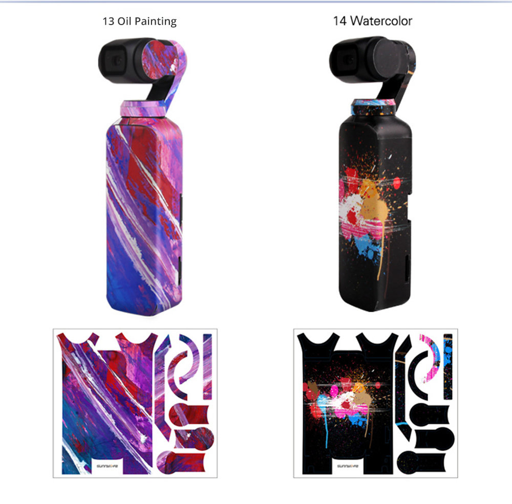 Sunnylife Exquisite Sticker for DJI OSMO Pocket Handheld Gimbal - Oil Painting