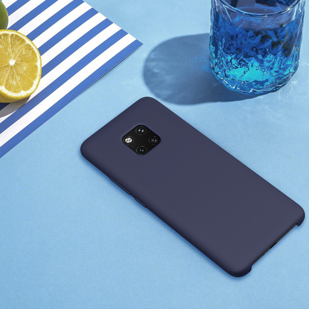 NILLKIN Silicon Phone Case for HUAWEI Mate 20 Pro Protective Back Cover - Black