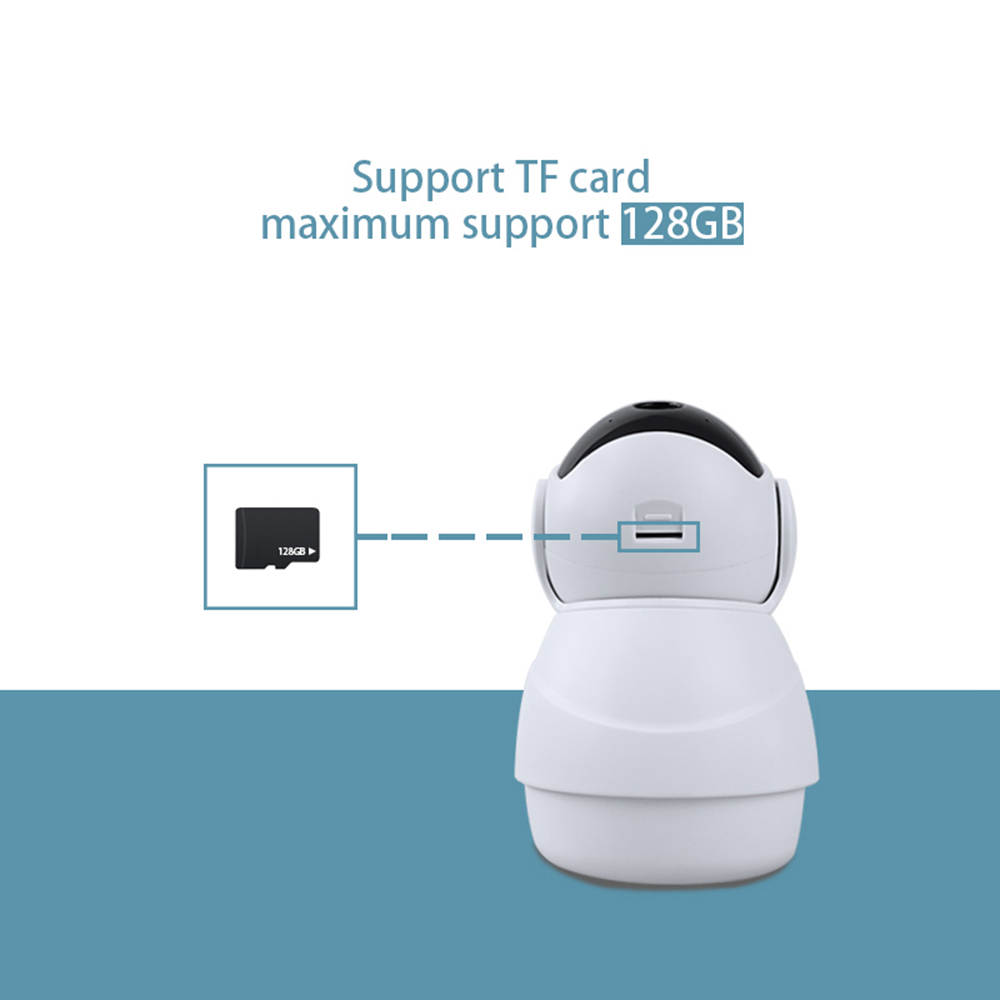 JINVISECURITY JV-XW2M10 1080P Wifi Smart IP Camera 360 Degree Panoramic Navigation Voice Intercom - White UK Plug