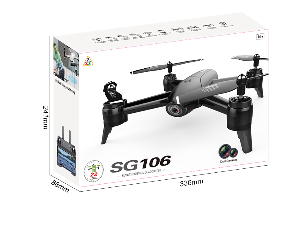 sg106 wifi fpv rc drone 4k