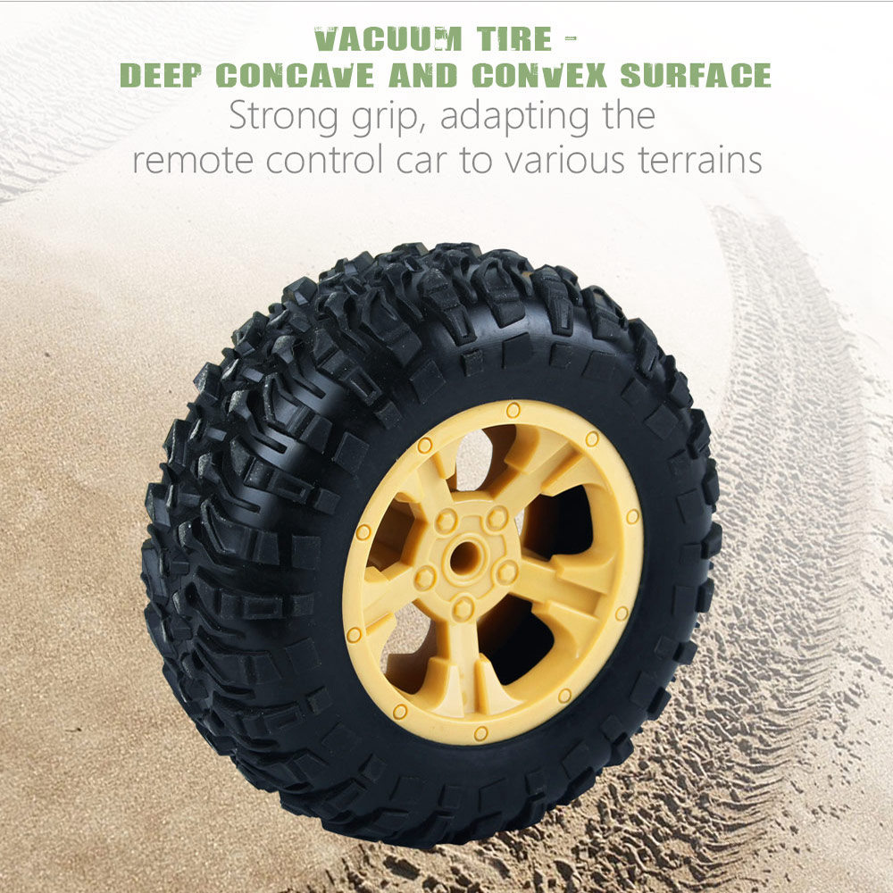 1086 2.4G 1:16 4CH Deformation Stunt Twisting Off-road Climbing RC Car RTR - Yellow