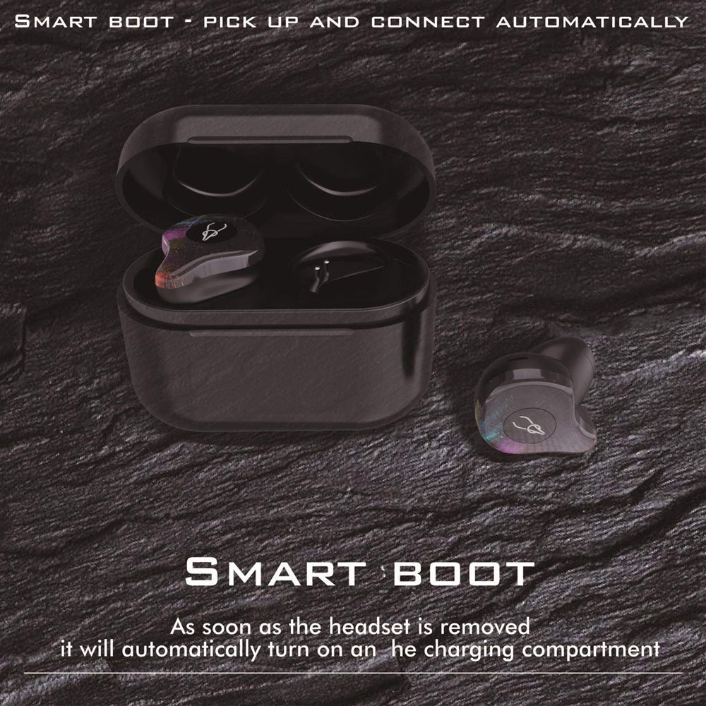 Sabbat X12 Pro TWS Earbuds Bluetooth 5.0 About 3 Hours Working Time Surround Sound - Tea White