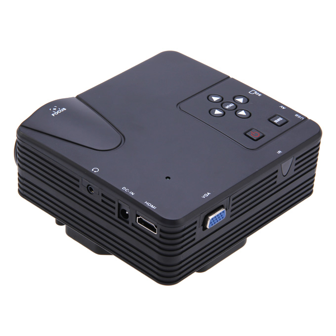 LZH80 1080P HD 80LM LED LCD Game Projector with HDMI SD CARD