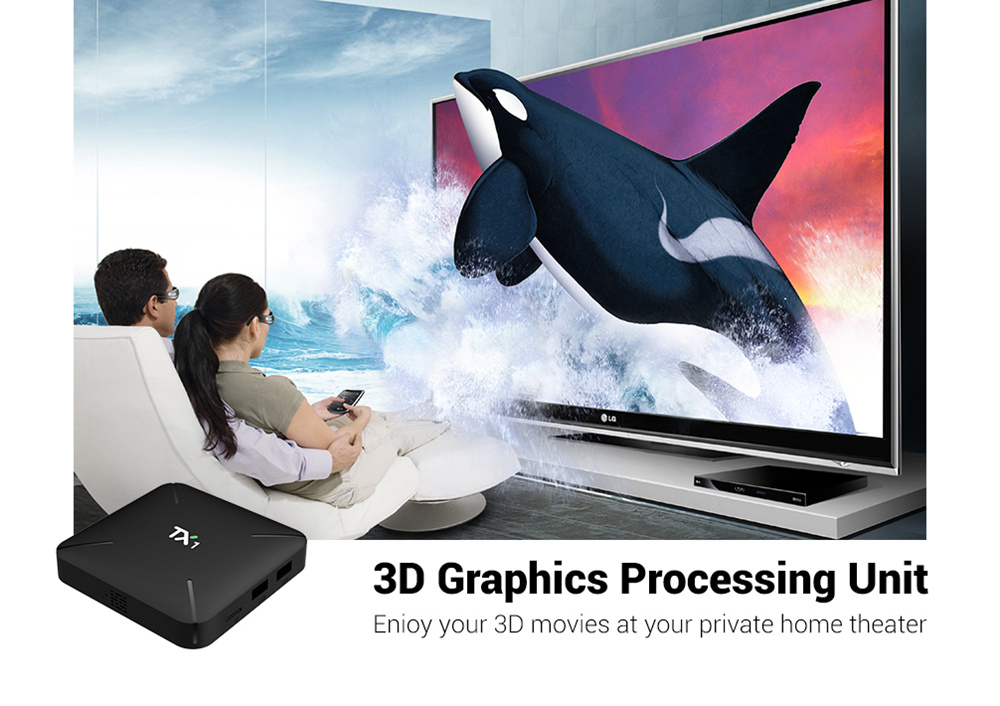 TANIX TX1 Allwinner H3 1GB/8GB 4K Android TV Box WiFi LAN H.265