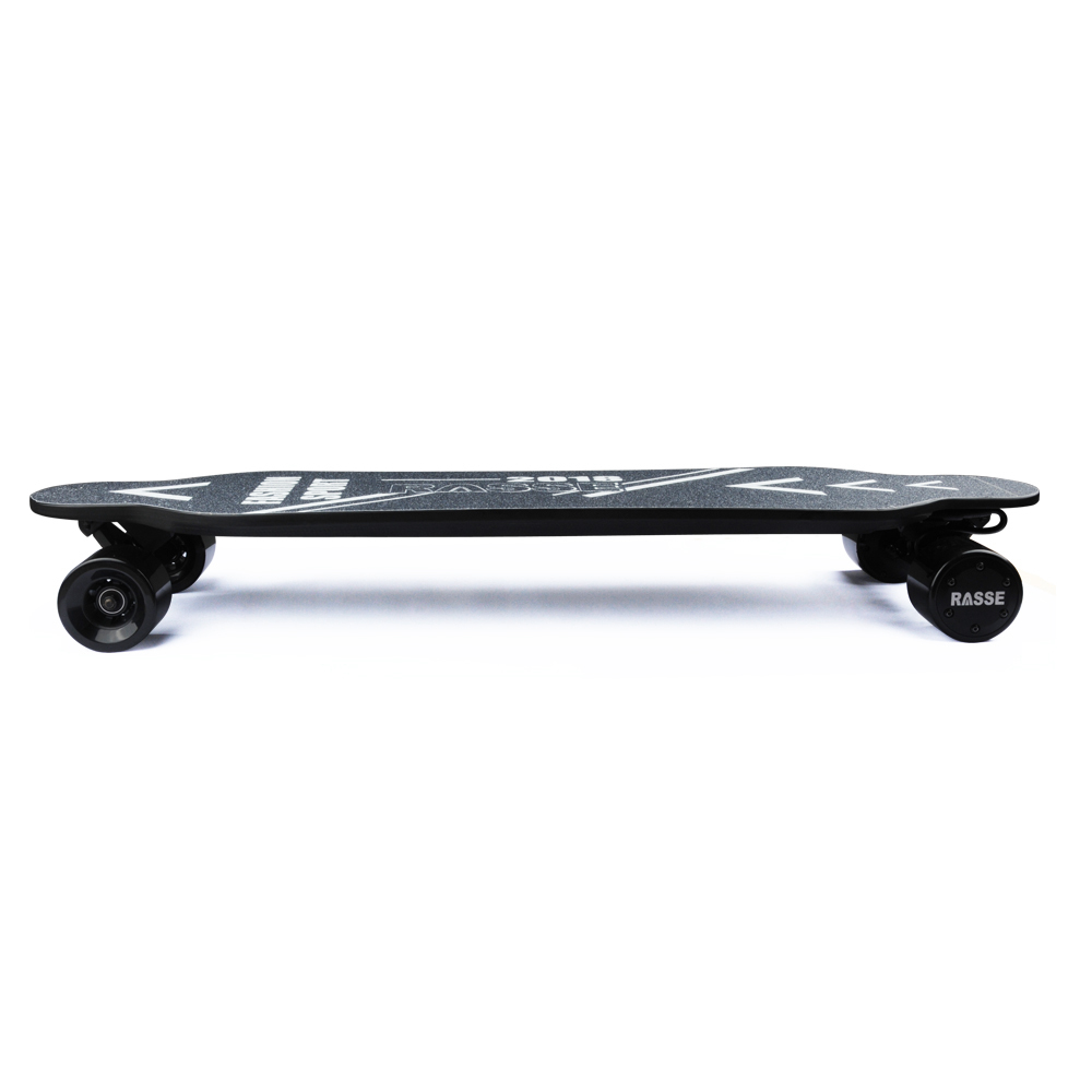 [EU Stock] RASSE YB-ED-022 Electric Skateboard Wireless Remote Control Dual 350W Motor 25km/h EU Plug - Black